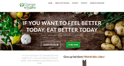 Desktop Screenshot of changeyoureating.com