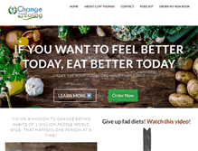 Tablet Screenshot of changeyoureating.com